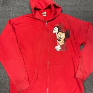 Vintage 1990s Disney Catalog Mickey Mouse zip-up hoodie Size XL